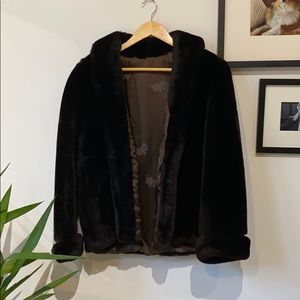 Vintage faux fur jacket